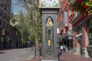 Canada, Vancouver, Gastown Steam Clock
