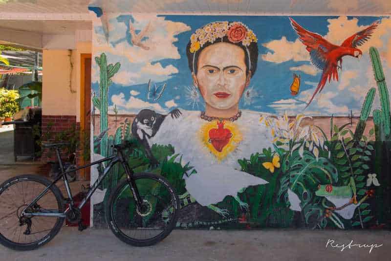 Frida Kahlo featured mural in Samara