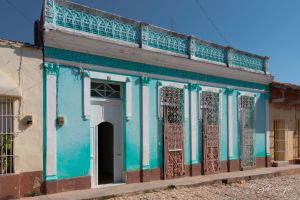 Turquoise house Trinidad Cuba