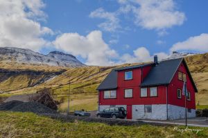 Red house Faroe Islands