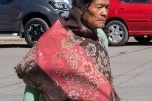 Woman in Cinacantan Mexico