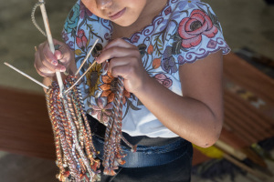 Girl in Cinacantan Mexico