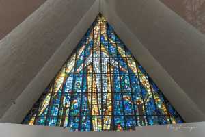 Arctic Cathedral Tromsoe Norway (3 of 3). Glass mosaic by Viktor Sparre