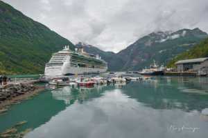 Geiranger fjord Norway (2 of 8). One of Norway's most visited tourist sites and has been included on the UNESCO World Heritage List