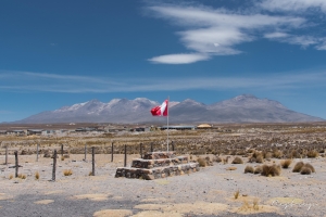 Landscape around Chinitos Patahuasi Rest stop for visitors on their way to Colca Canyon, Peru, 3 of 3