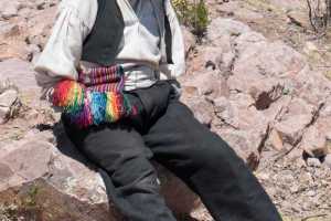 Indigenous Peruvian old man on the Island of Taquile in Lake Titicaca Peru, 2 of 2