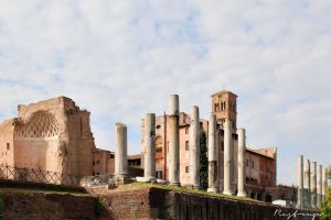 Smukke Forum Romanum Rome, billede 2 af 3